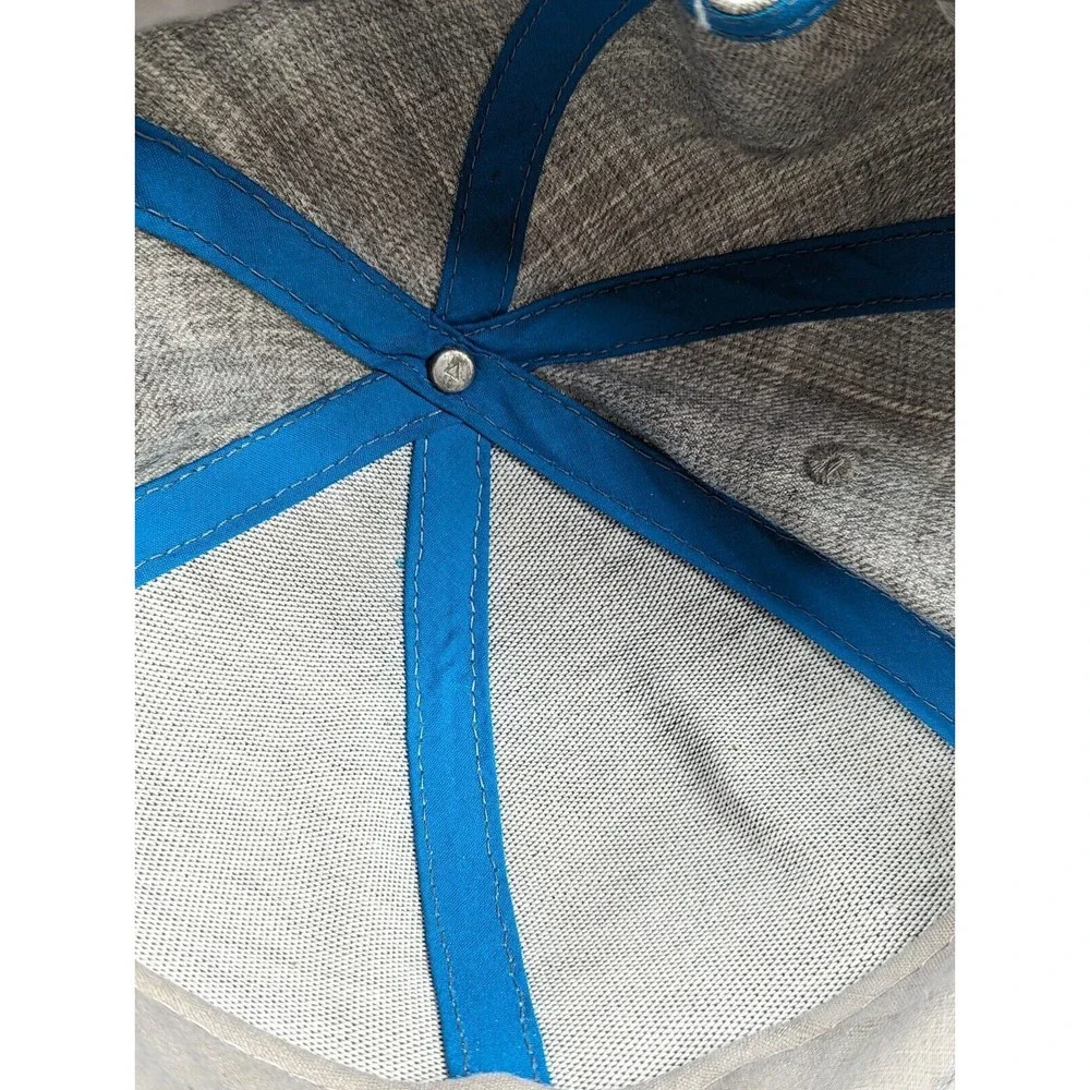 Never Bummer Hat Cap Adjustable SnapBack One Size Youth Gray Surfing‎ Surfer